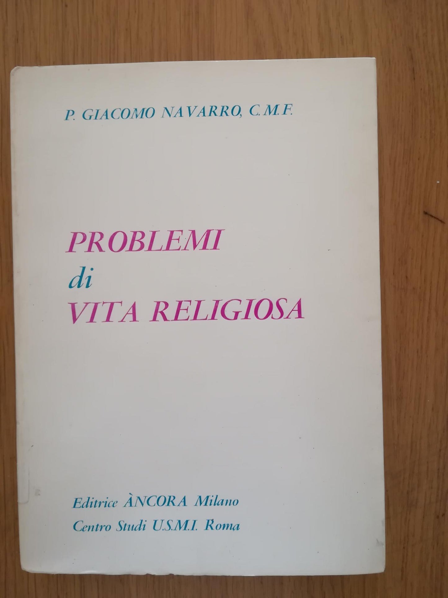 Problemi di vita religiosa - copertina