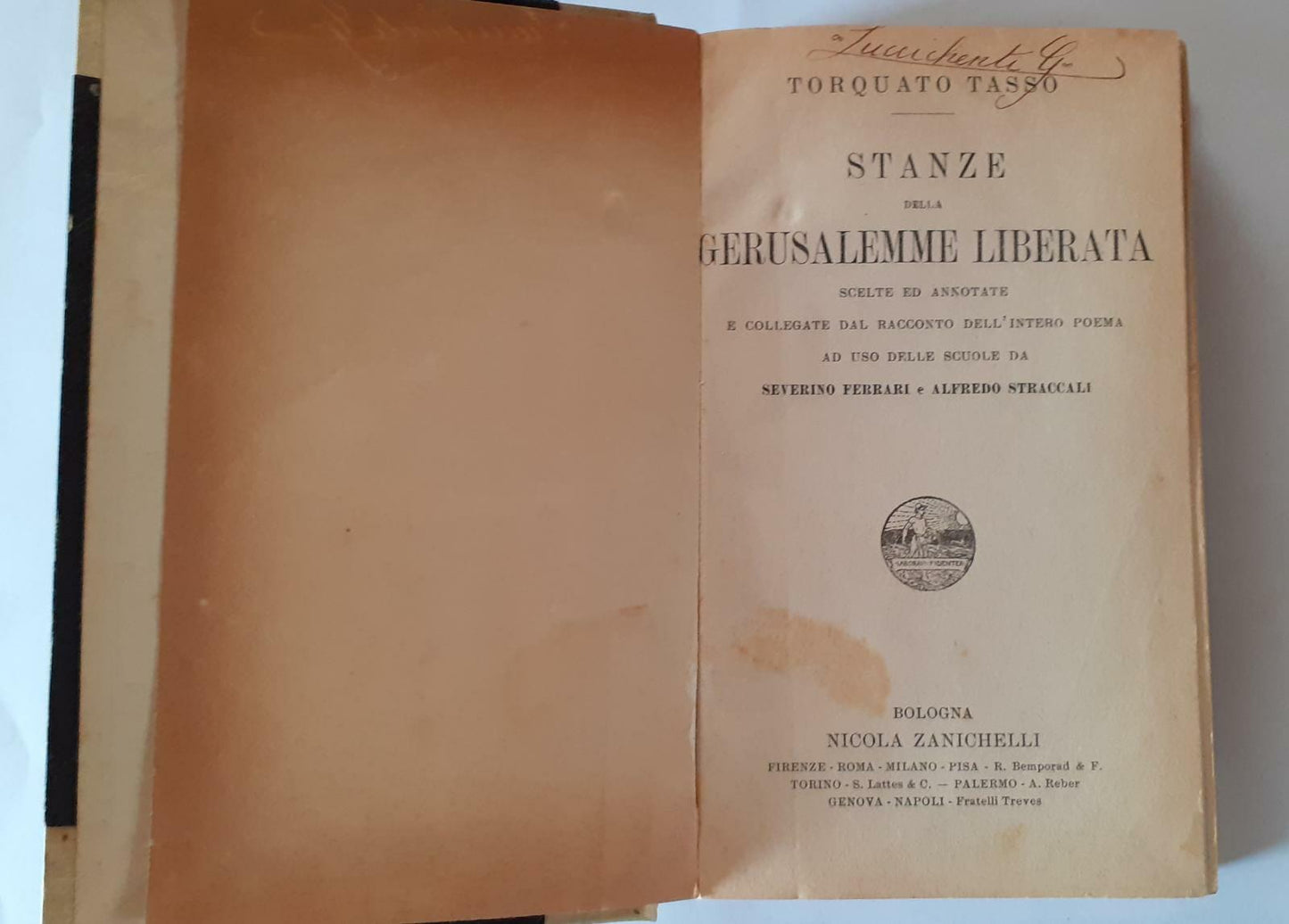 Stanze della Gerusalemme liberata - copertina