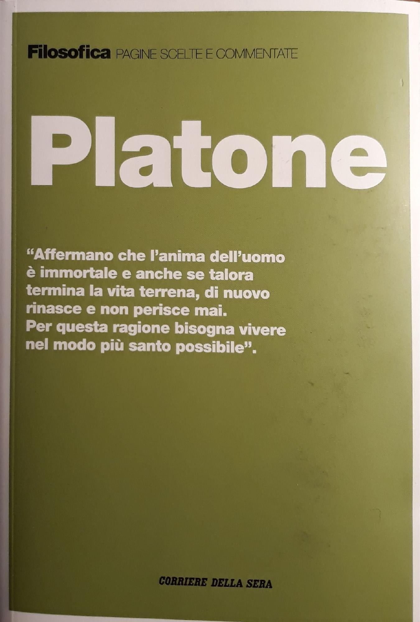 Platone - copertina
