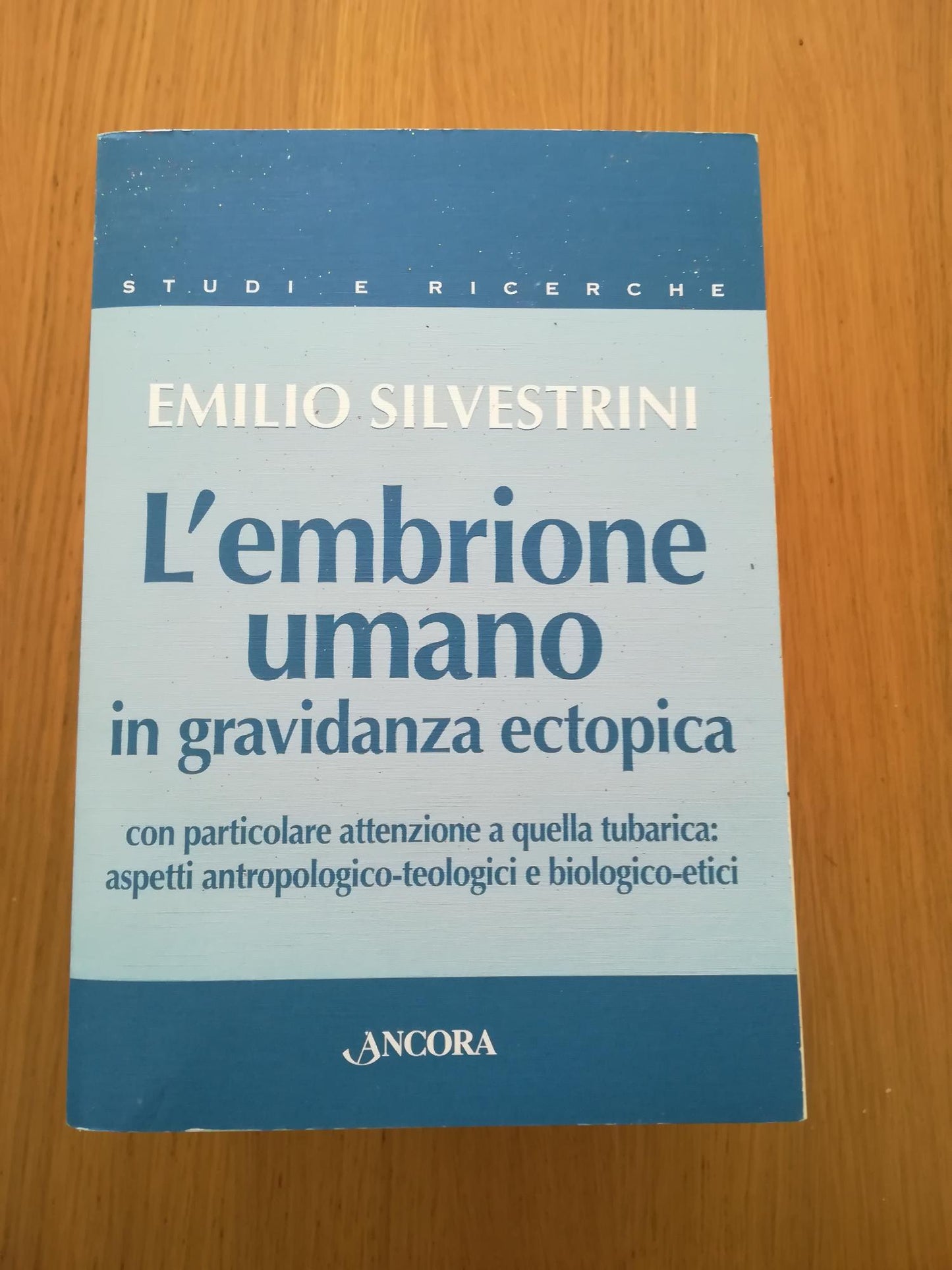 L'embrione umano in gravidanza ectopica - copertina