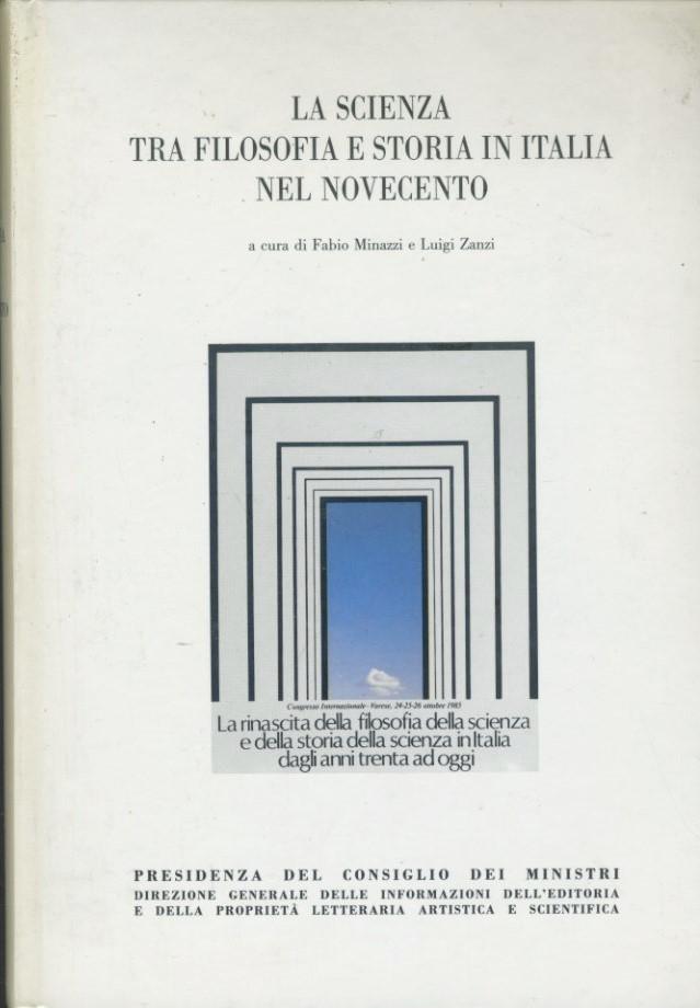 La scienza tra filosofia e storia in Italia nel novecento - copertina