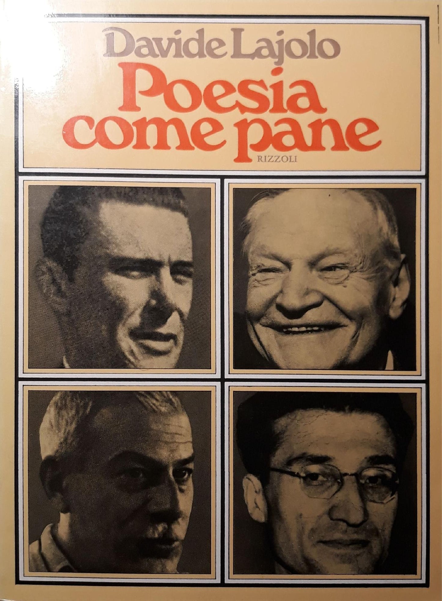Poesia come pane - copertina