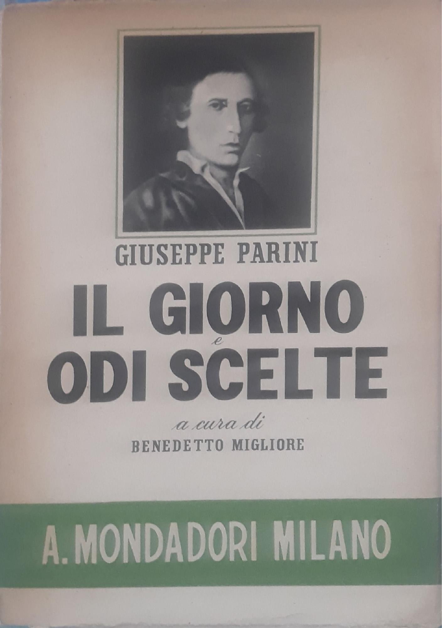Il giorno e odi scelte - copertina