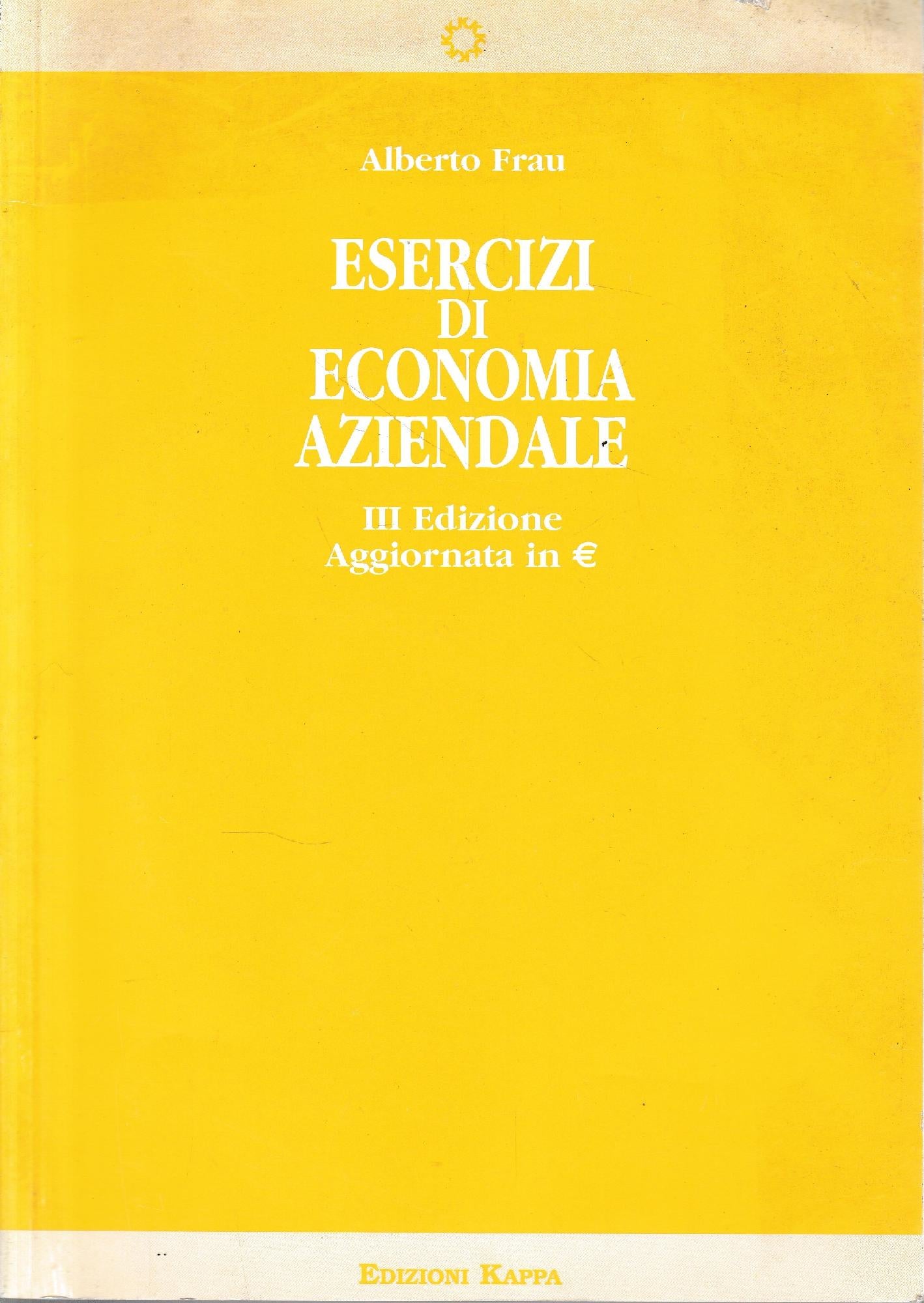 Esercizi di economia aziendale - copertina