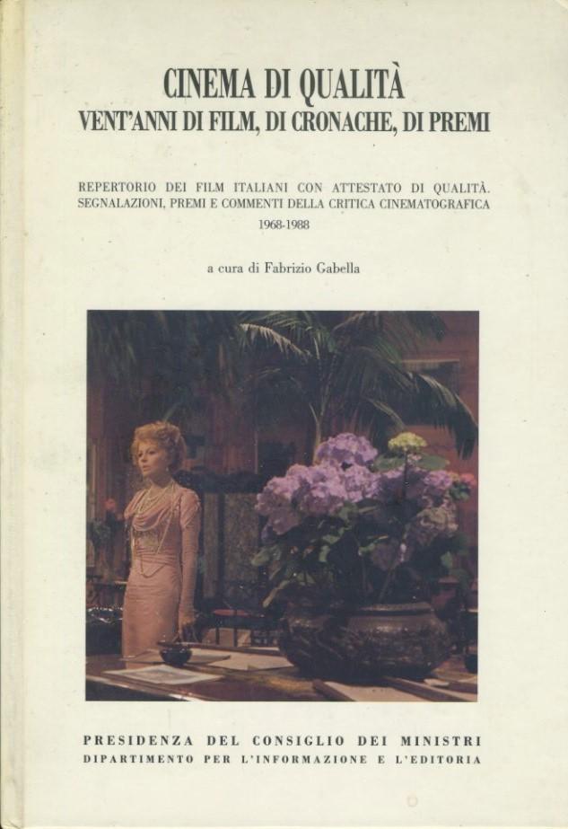 Cinema di qualità,vent'anni di film,di cronache,di premi - copertina