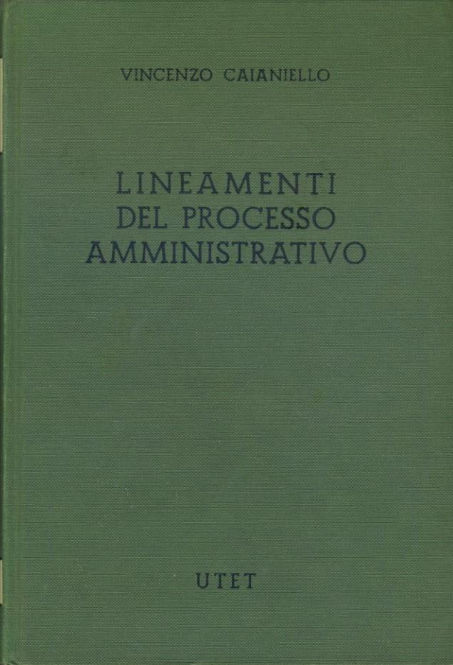 Lineamenti del processo amministrativo - copertina