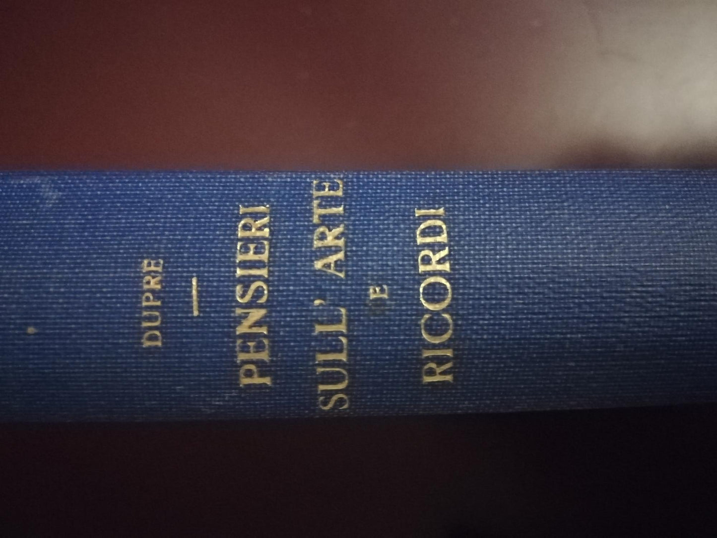 Pensieri sull'arte e ricordi - copertina