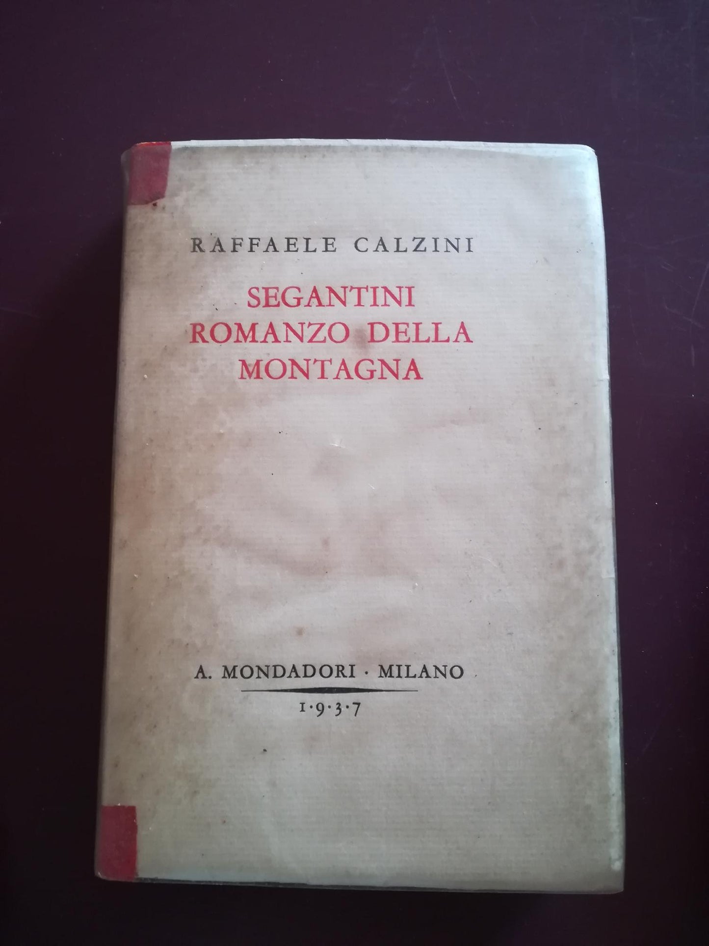 Segantini romanzo della montagna - copertina