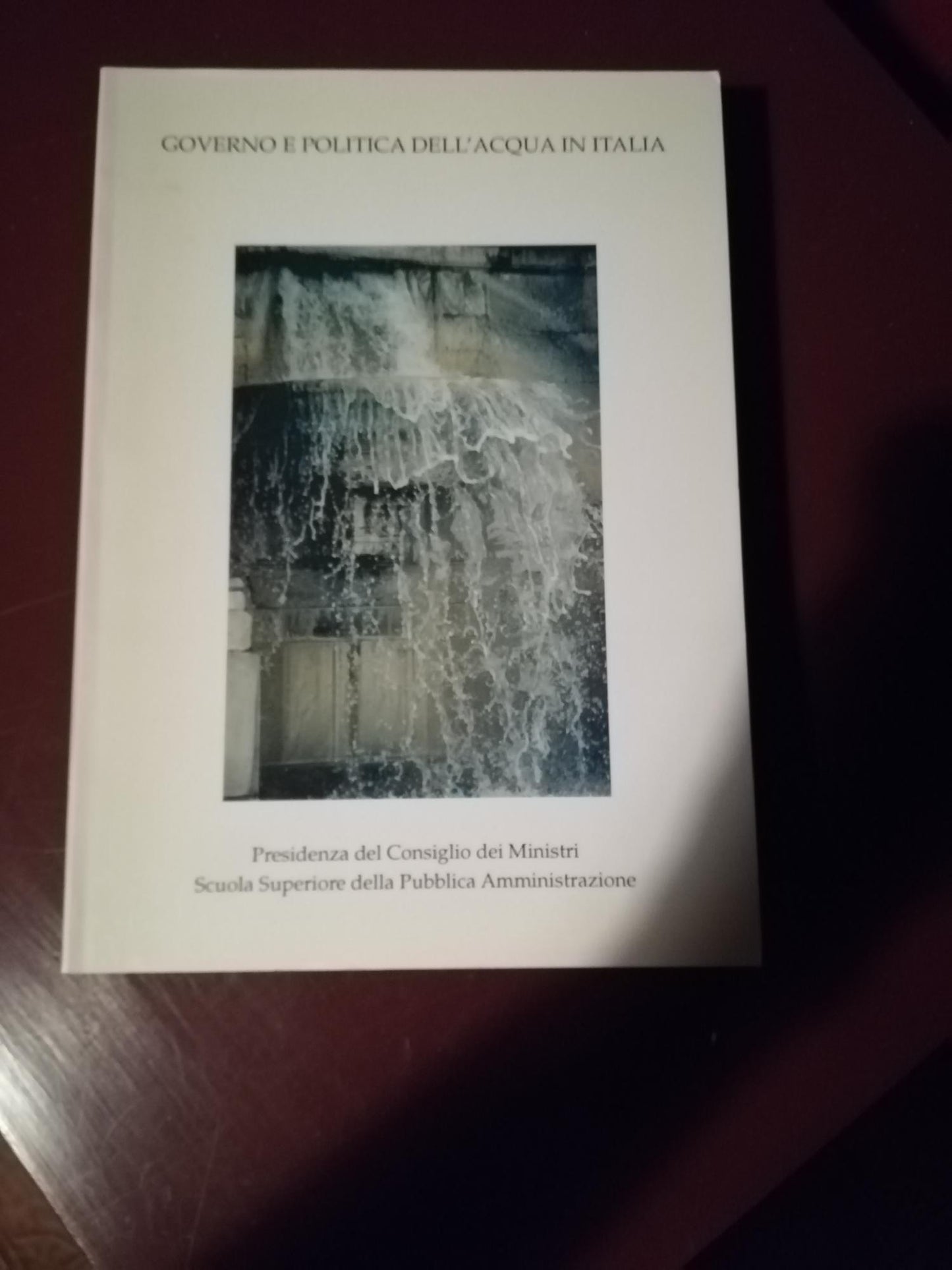 Governo e politica dell'acqua in Italia - copertina