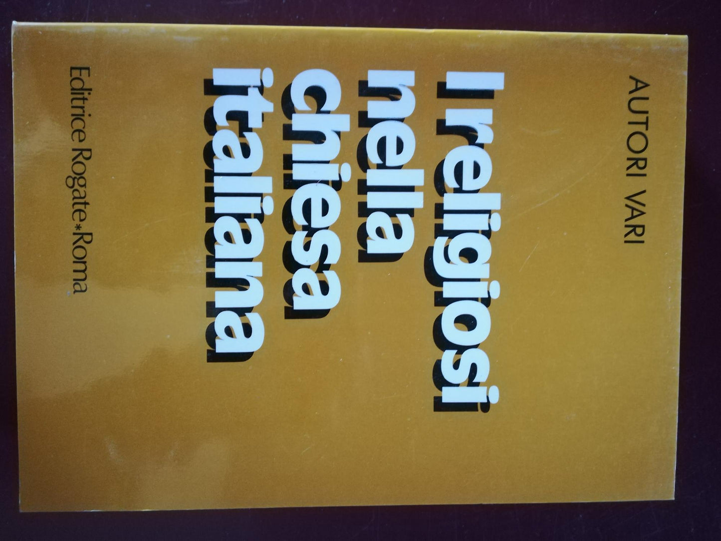 I religiosi nella Chiesa italiana - copertina