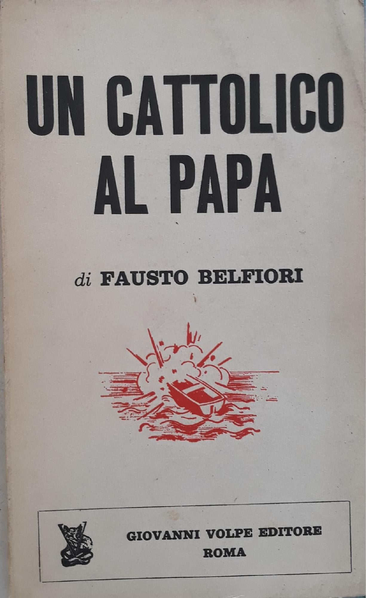 Un cattolico al papa - copertina