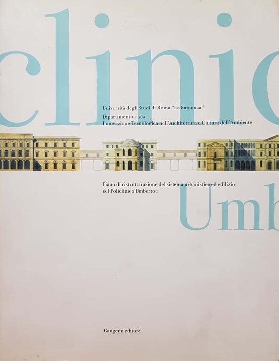 Piano di ristrutturazione del sistema urbanistico ed edilizio del Policlinico Umberto I (di Roma) - copertina
