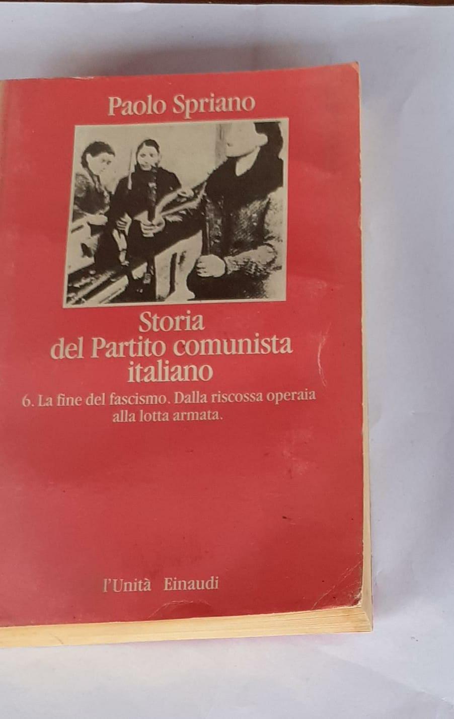 Storia del partito comunista italiano 6 - copertina