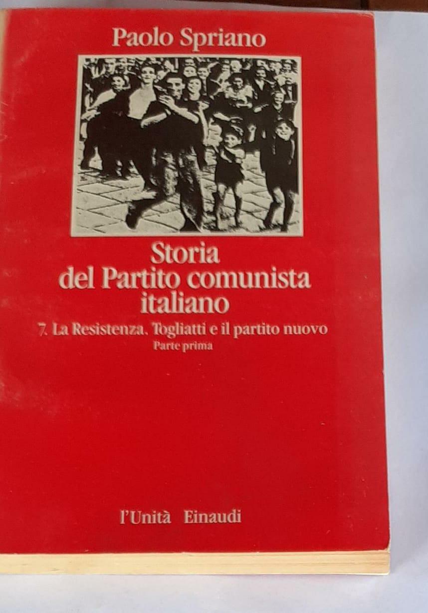Storia del Partito comunista italiano 7 - copertina