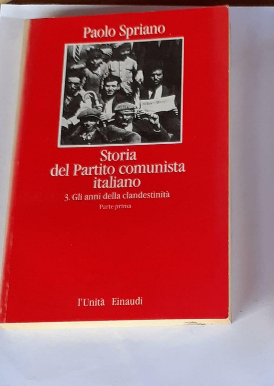 Storia del partito comunista italiano 3 - copertina