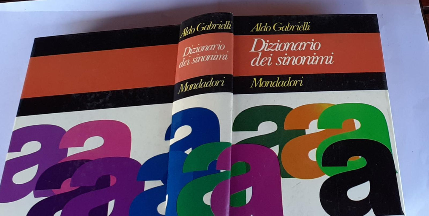 Dizionario dei sinonimi - copertina