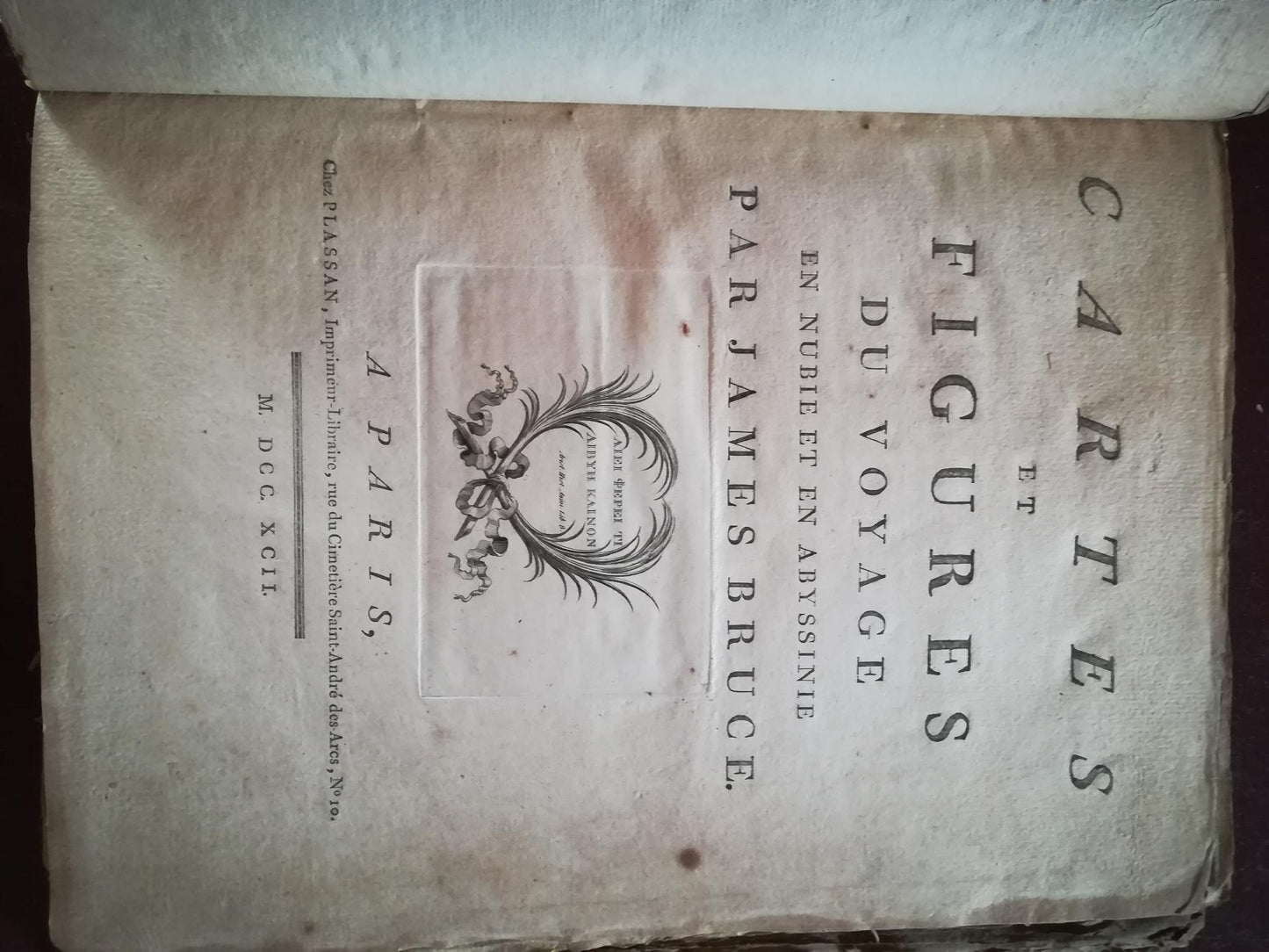 Cartes et figures du voyage en nubie et en abyssinie - copertina