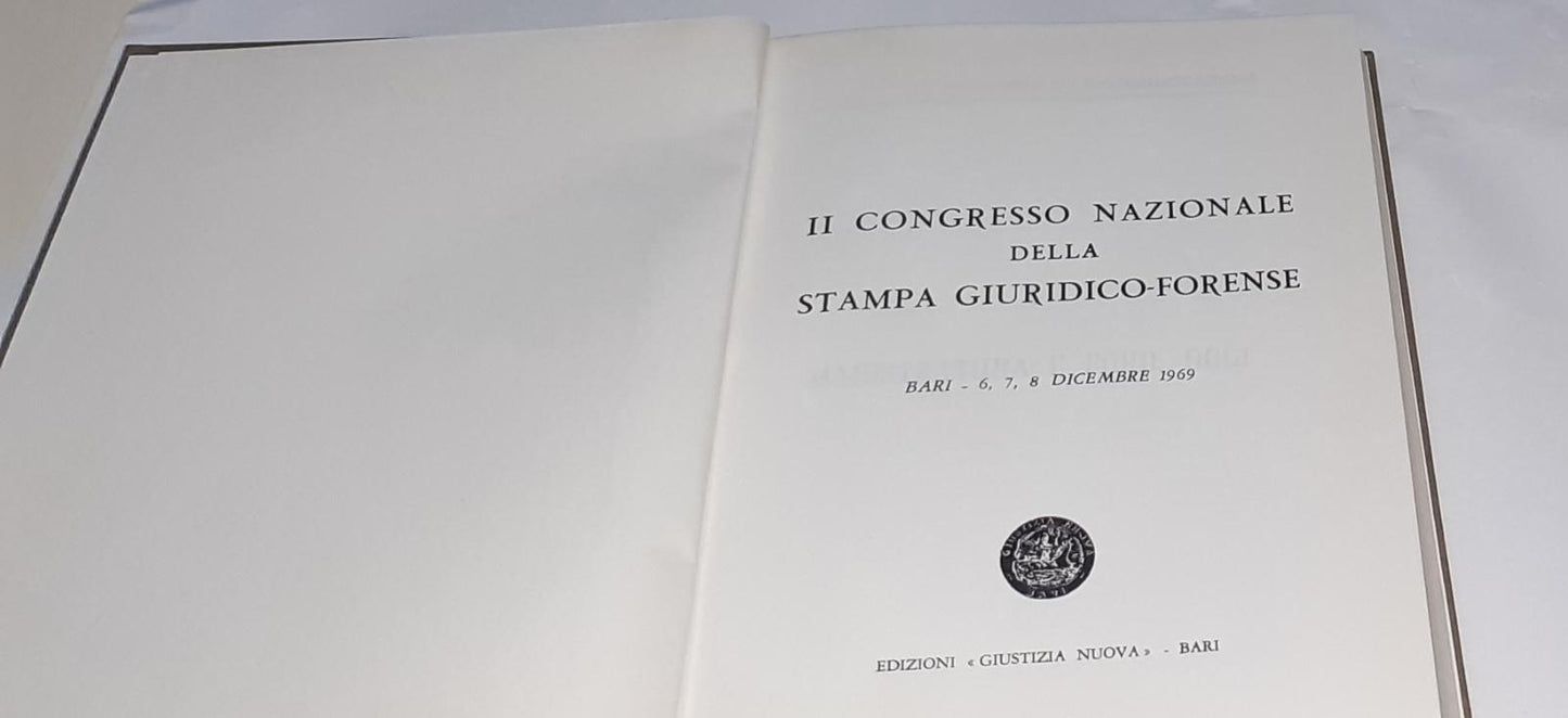 Il congresso nazionale della stampa giuridico forense - copertina