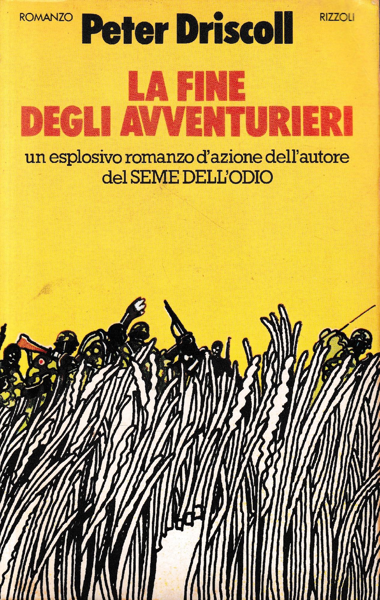 La fine degli avventurieri - copertina
