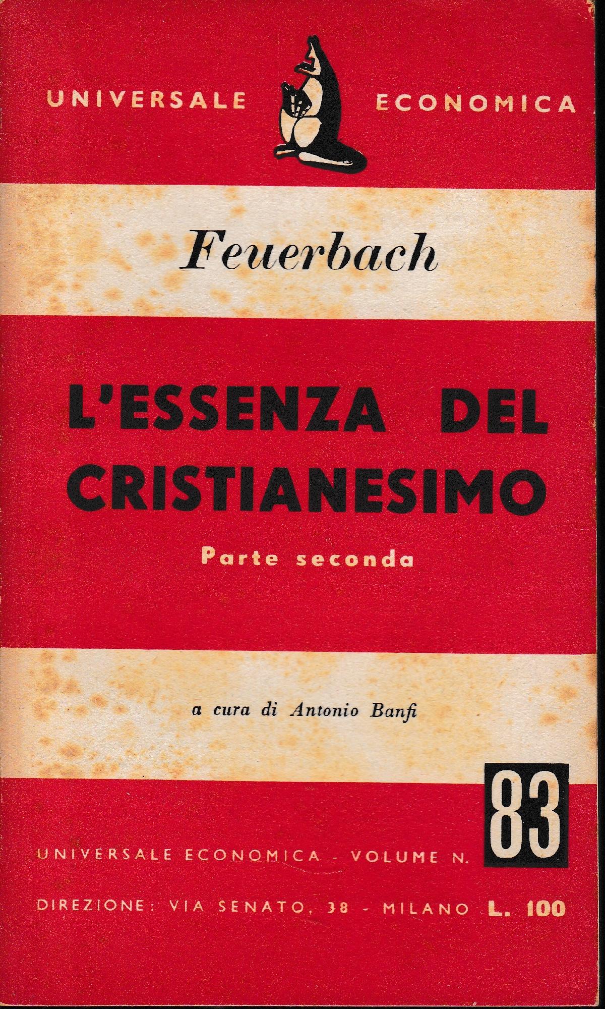 L'essenza del Cristianesimo, parte seconda - copertina