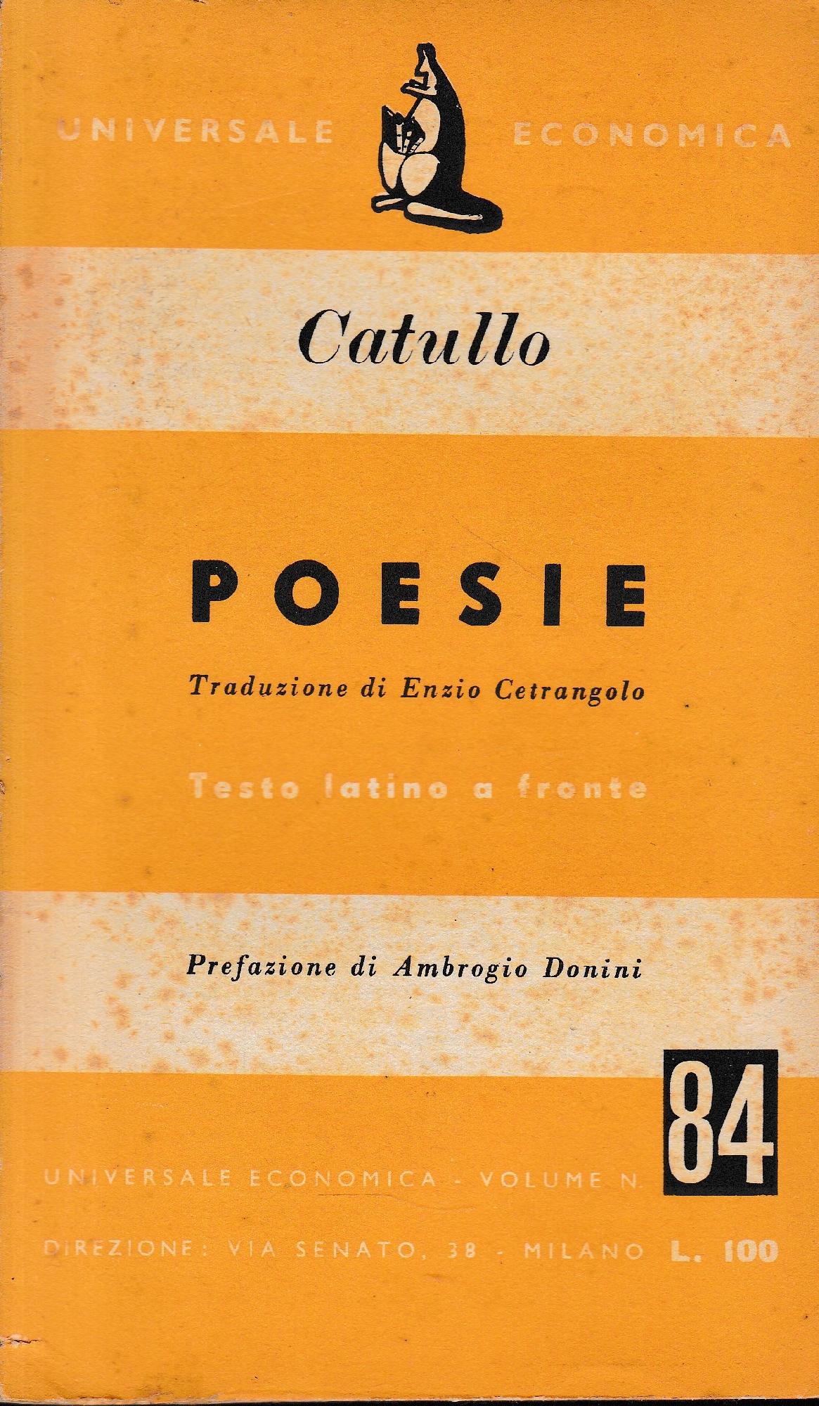 Poesie. Testo Greco a fronte - copertina