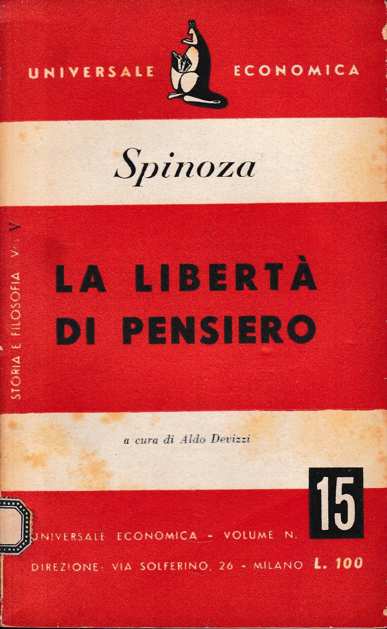 La libertà di pensiero - copertina