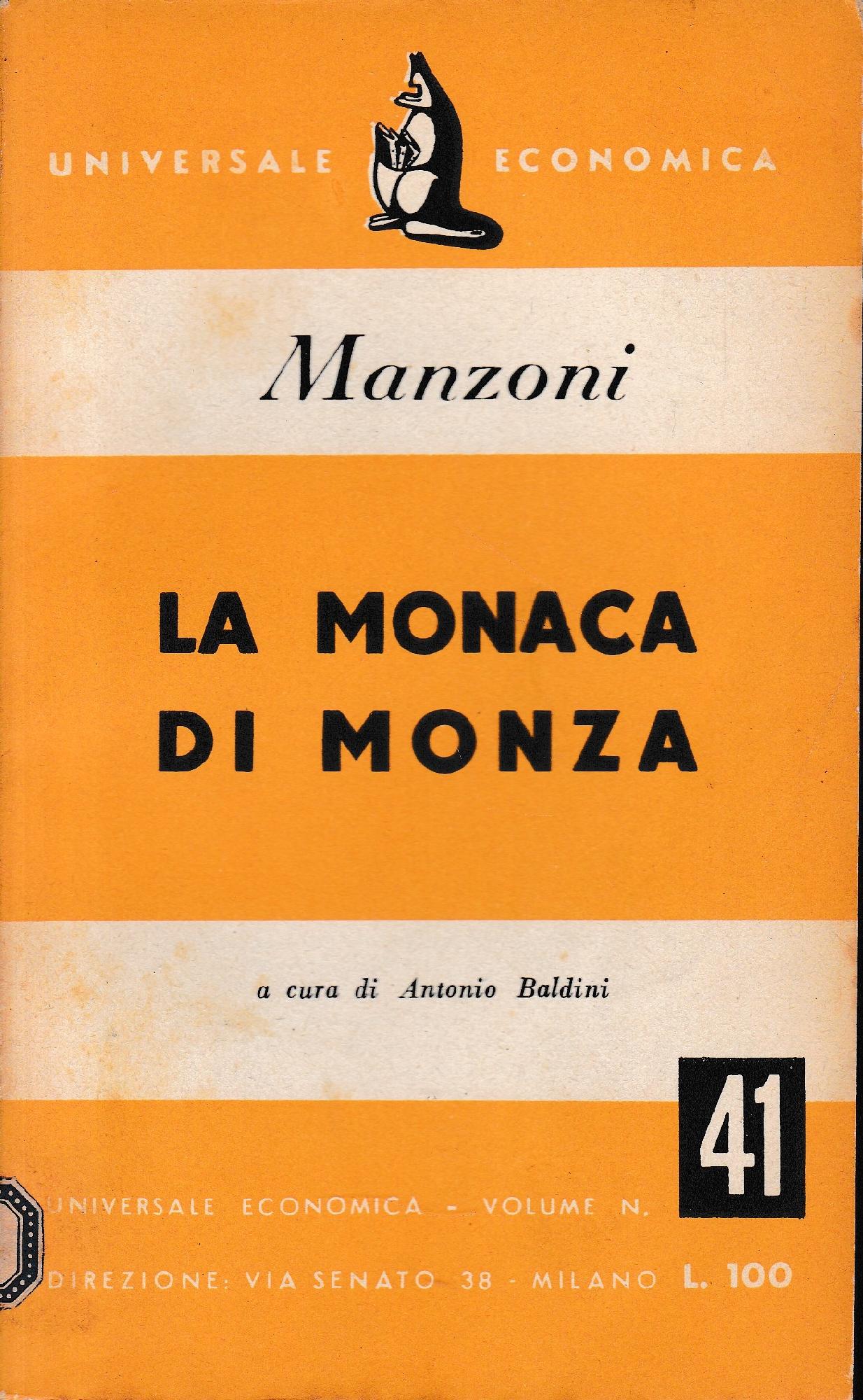 La monaca di Monza - copertina