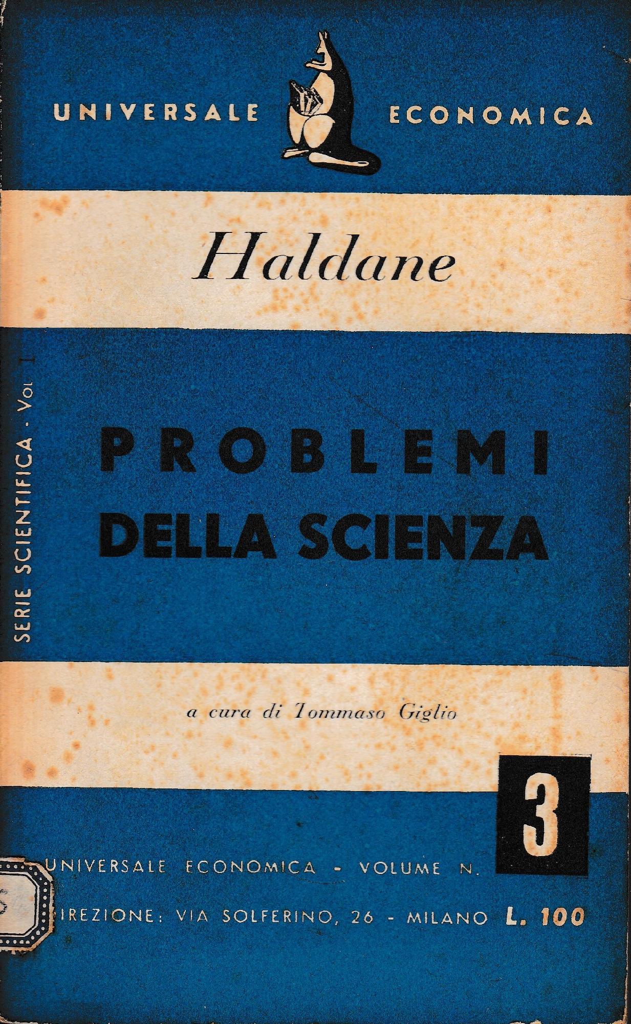 Problemi della scienza - copertina