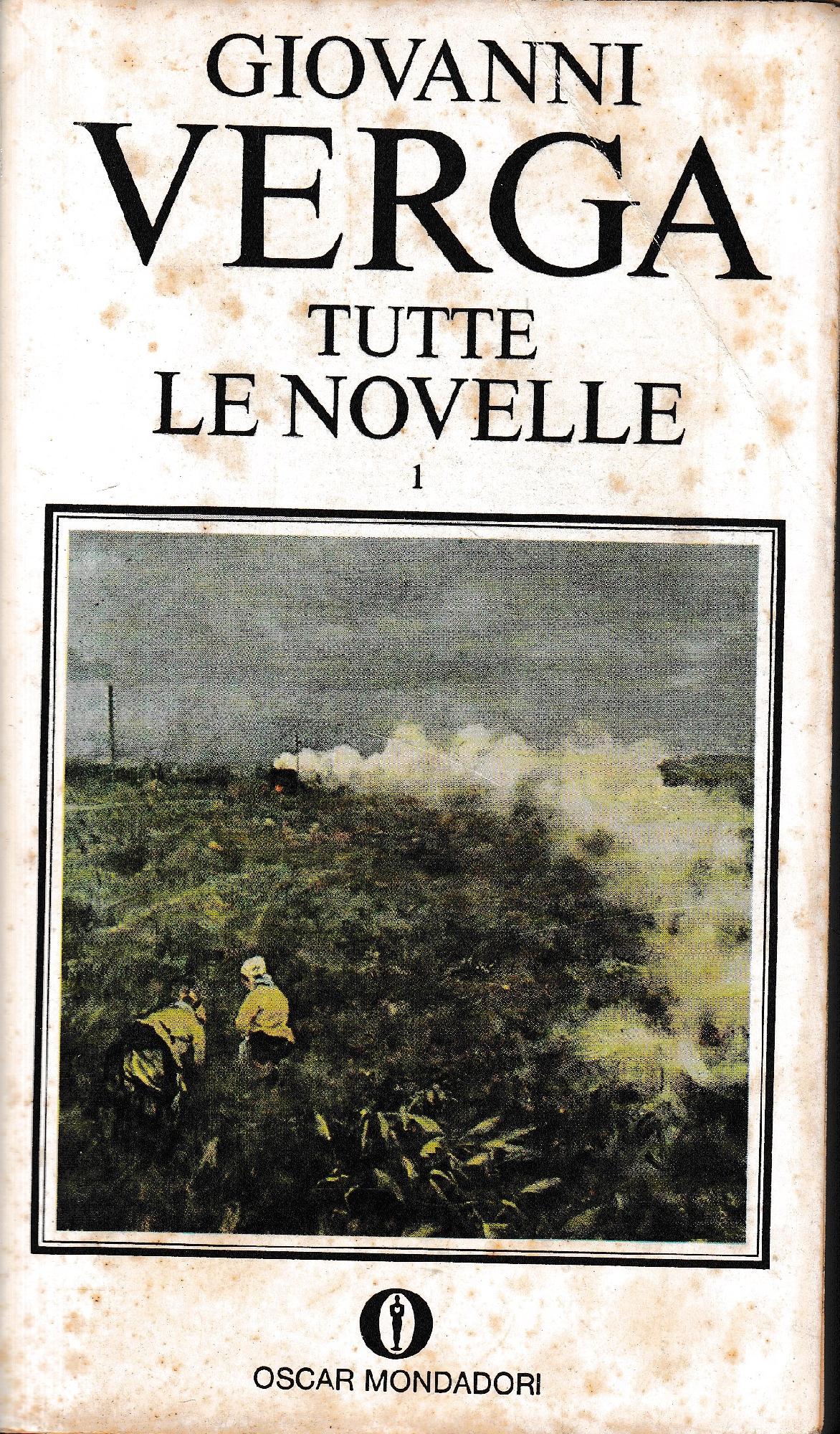 Tutte le novelle, volume primo - copertina