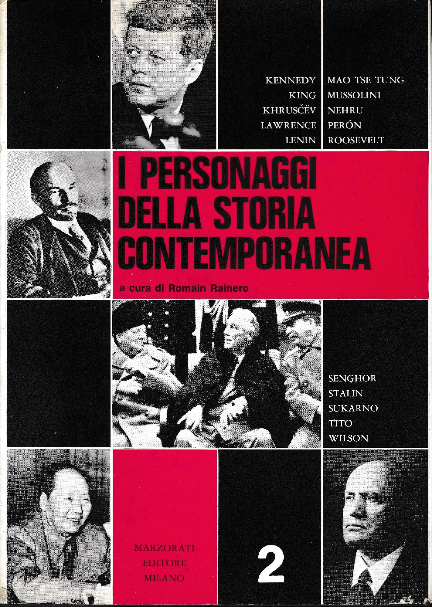 I personaggi della storia contemporanea, volume 2° - copertina