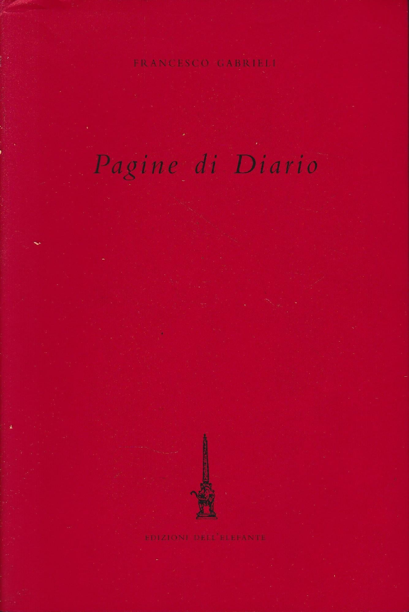 Pagine di diario - copertina
