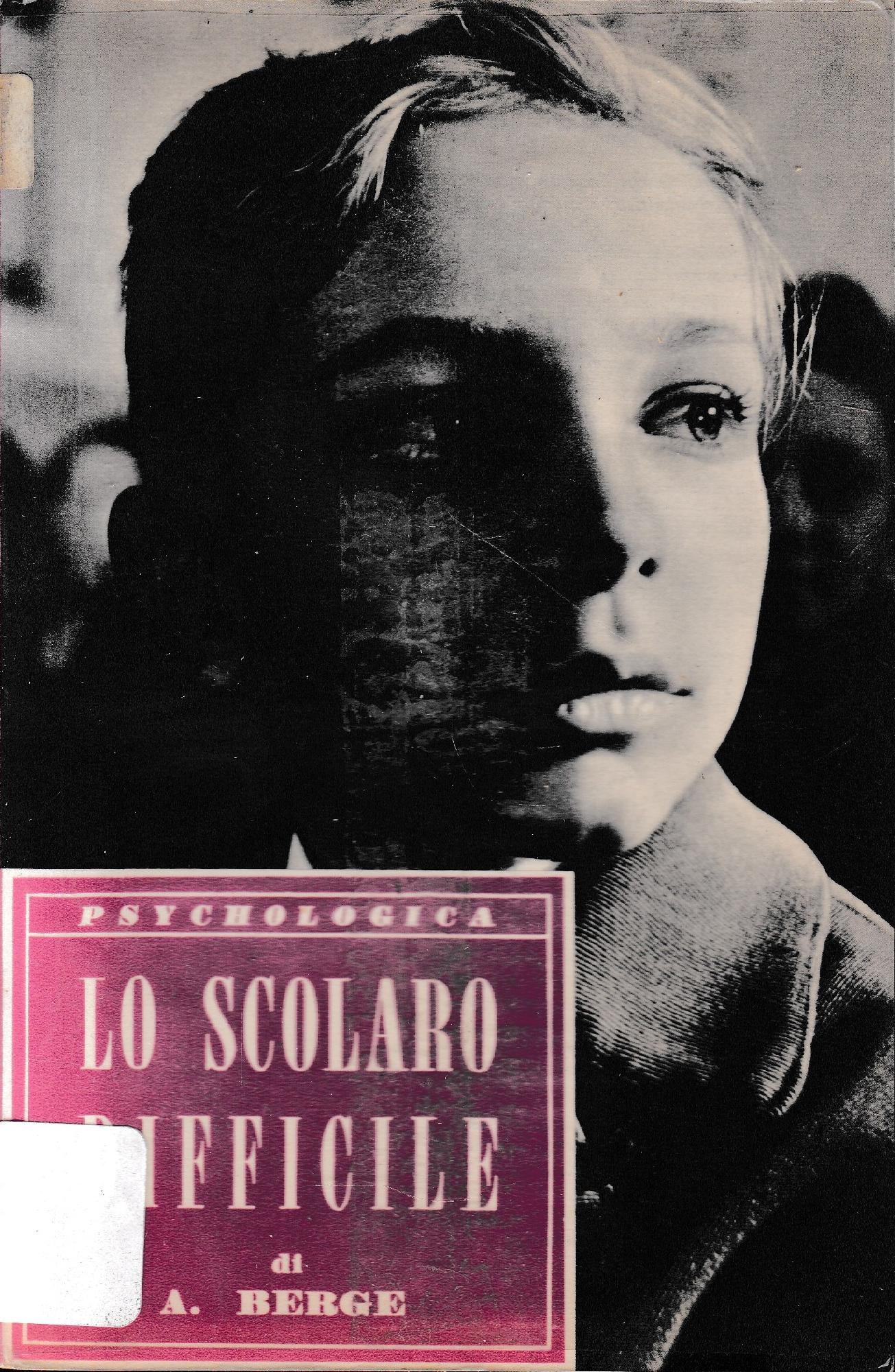Lo scolaro difficile - copertina