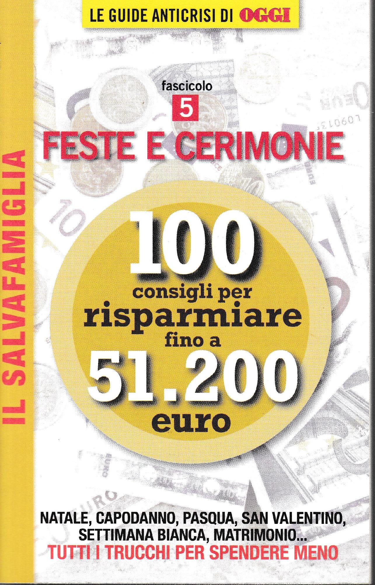 Il Salvafamiglia fascicolo 5. Feste e cerimonie - copertina