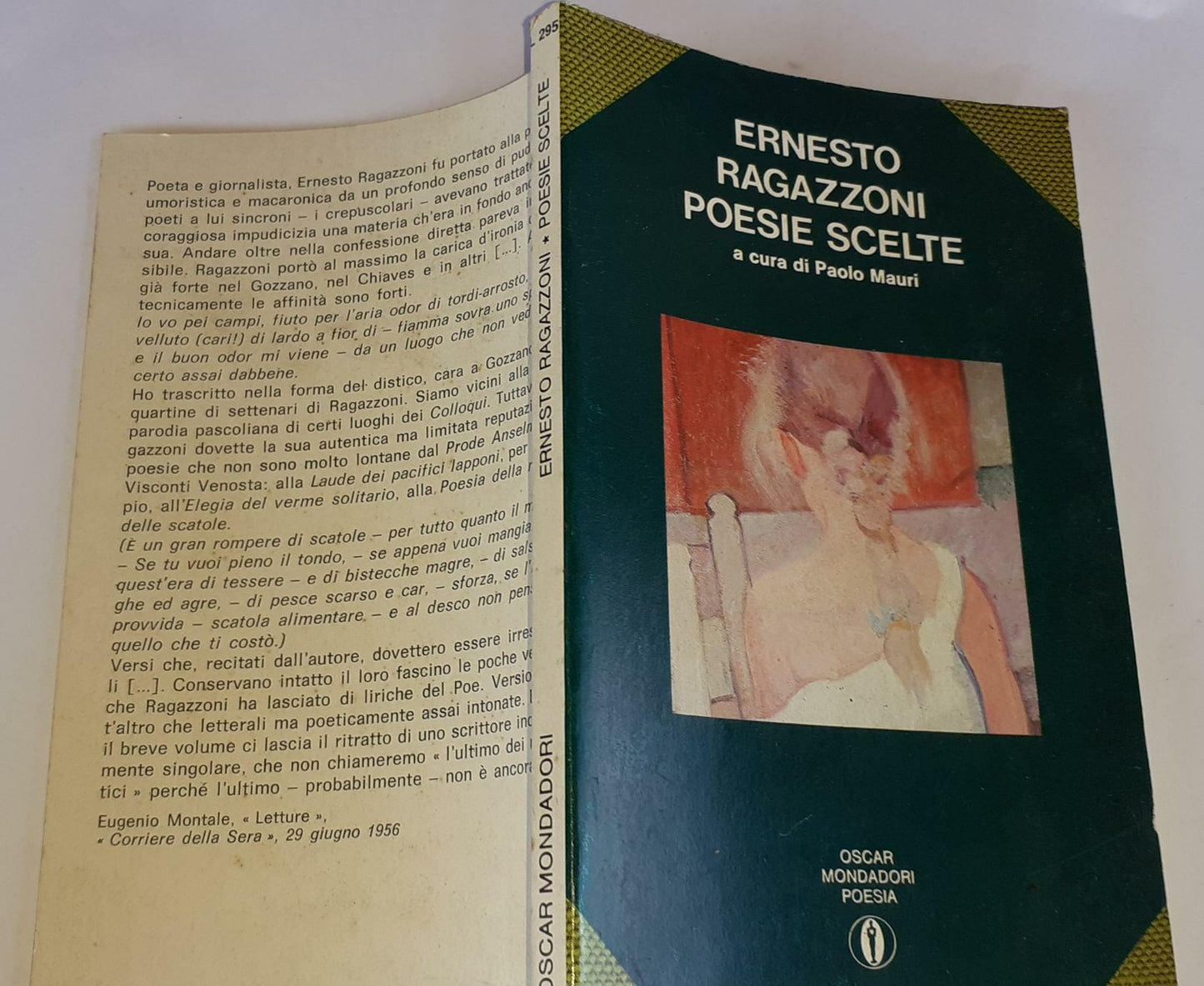 Ernesto ragazzoni poesie scelte - copertina