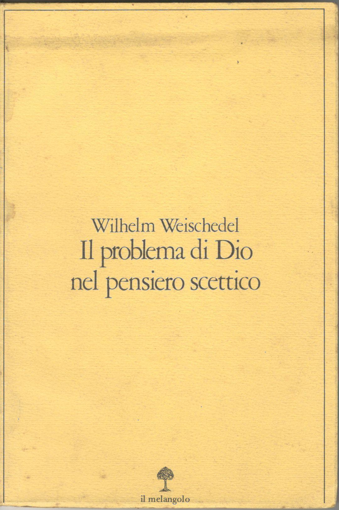 Il problema di Dio nel pensiero scettico - copertina