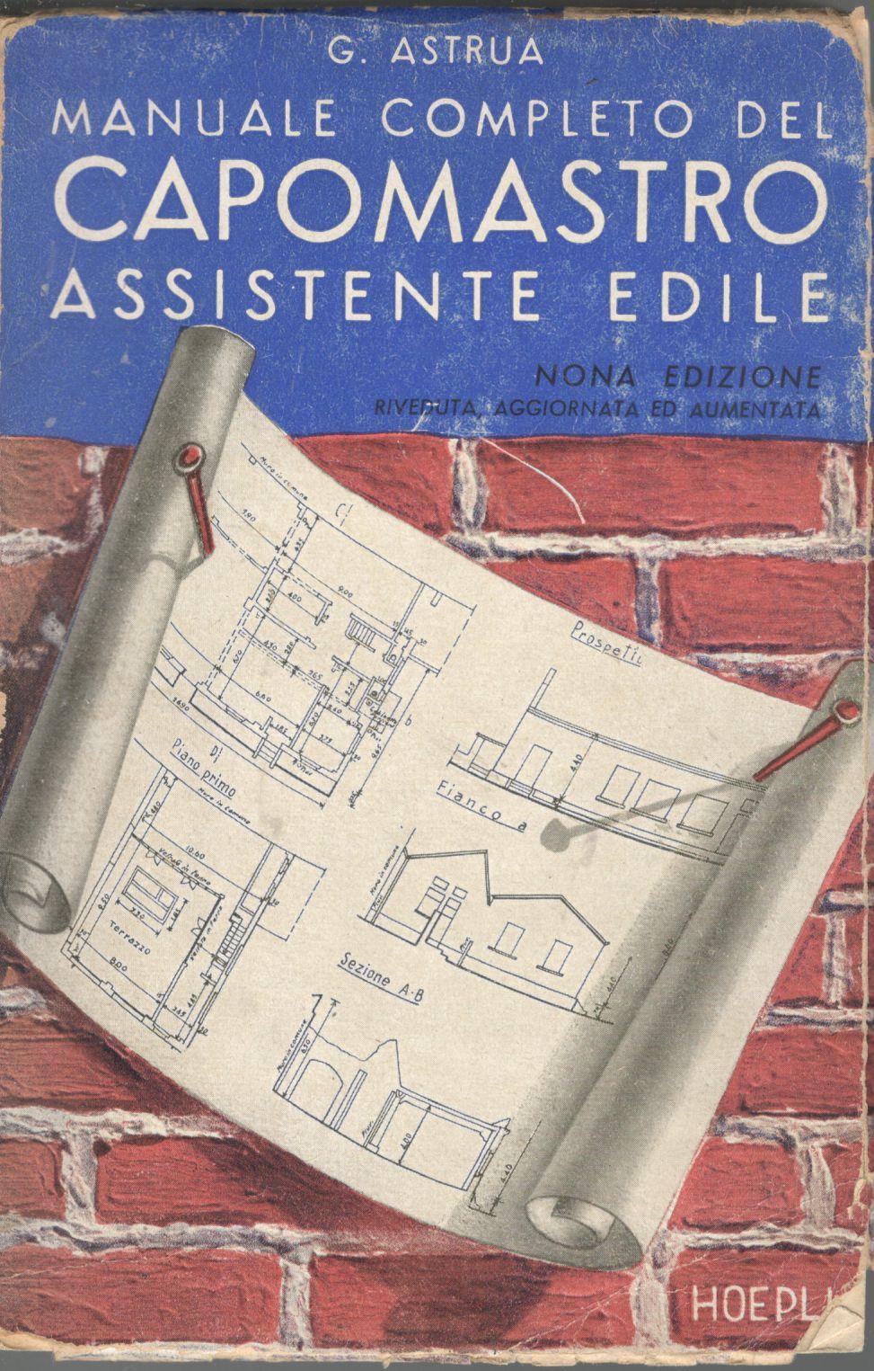 Manuale completo del capomastro assistente edile - copertina