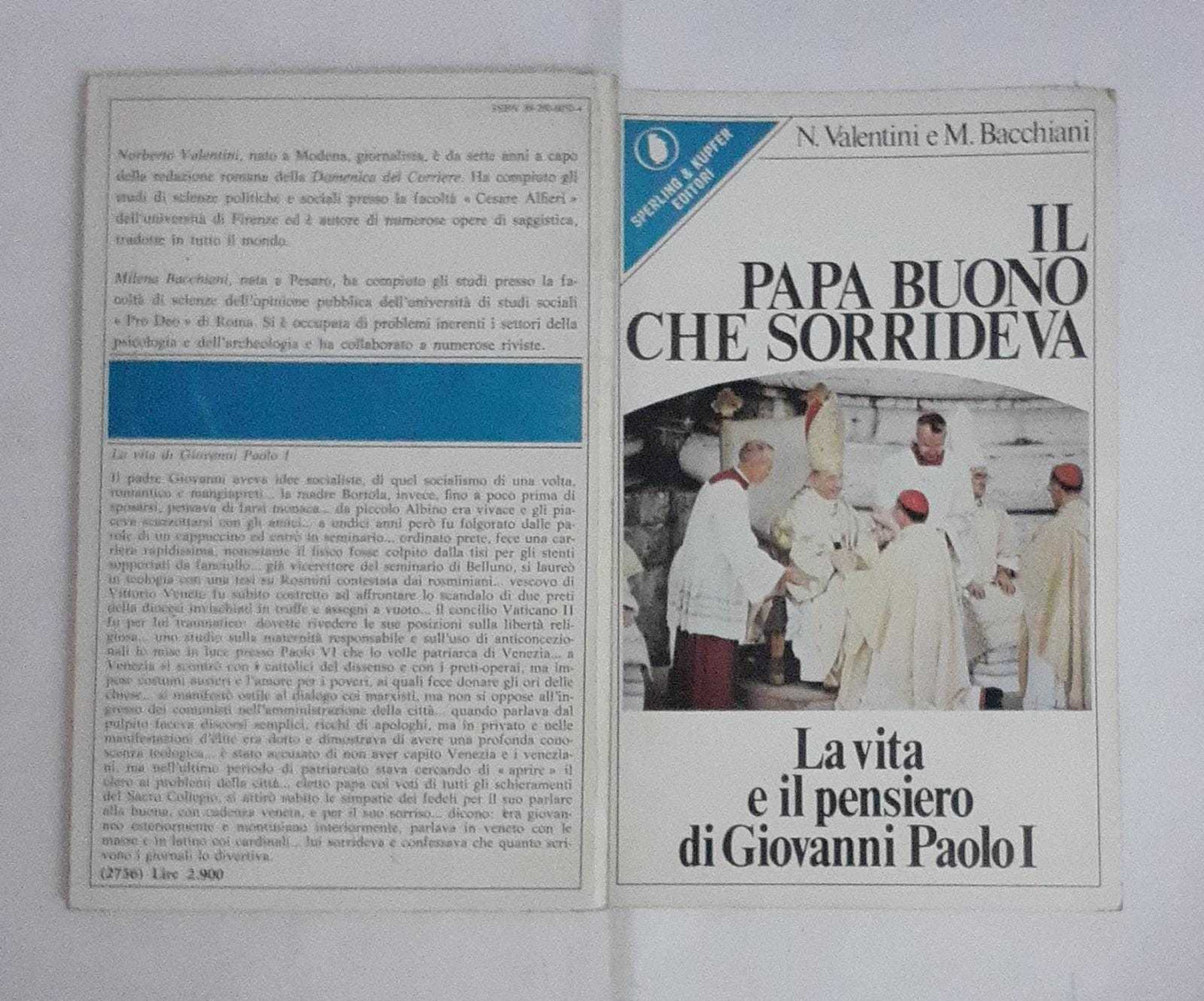 Il Papa del sorriso - copertina