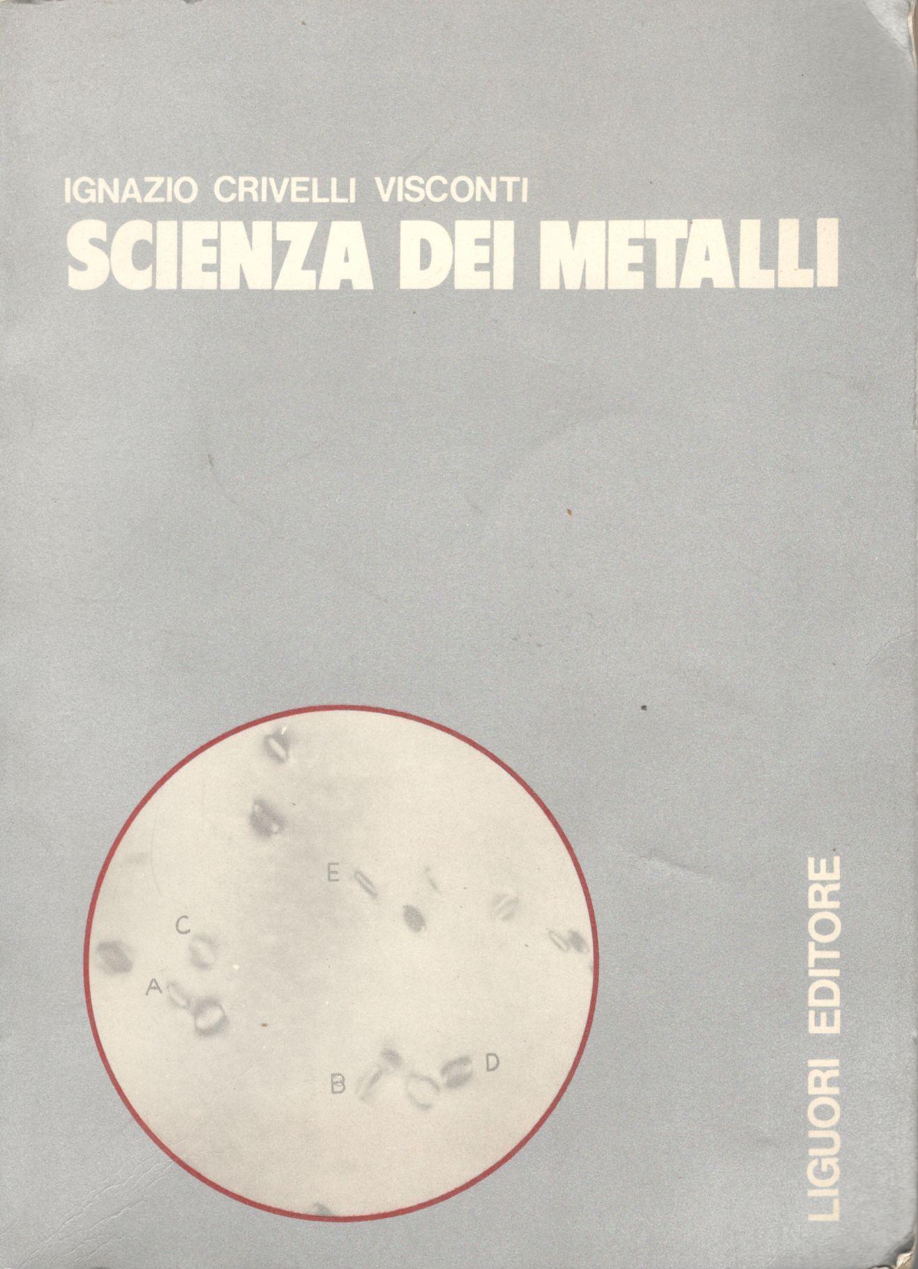 Scienza dei metalli - copertina