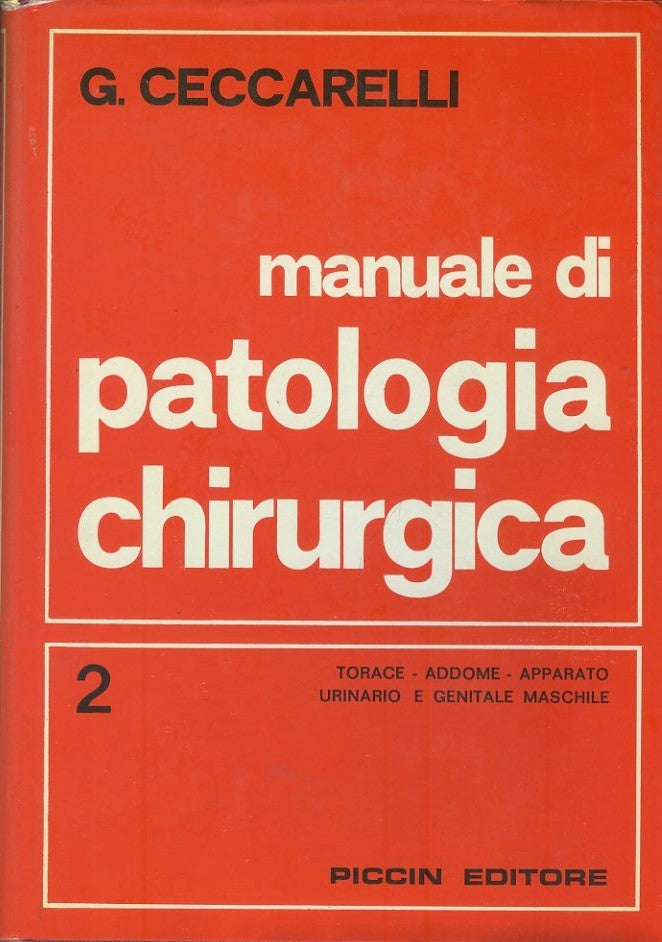Manuale di patologia chirurgica. Volume 2 - copertina
