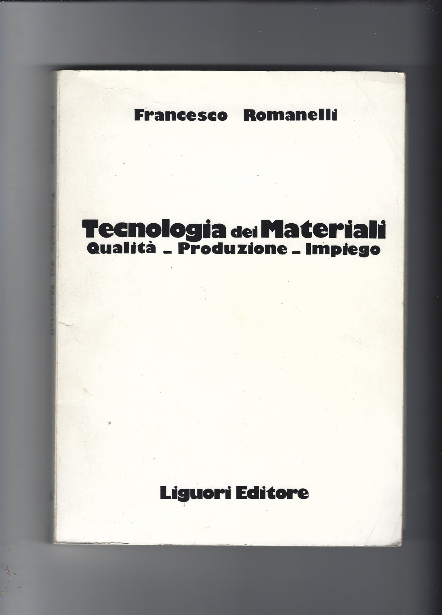 Tecnologia dei materiali - copertina