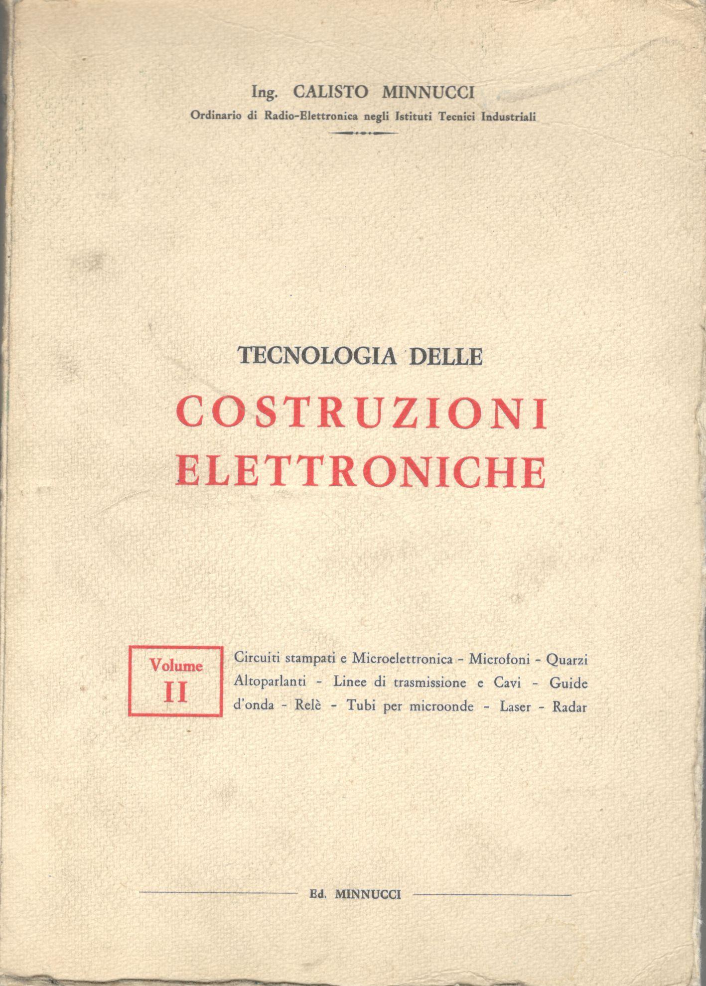 Tecnologia delle costruzioni elettroniche (volume II) - copertina
