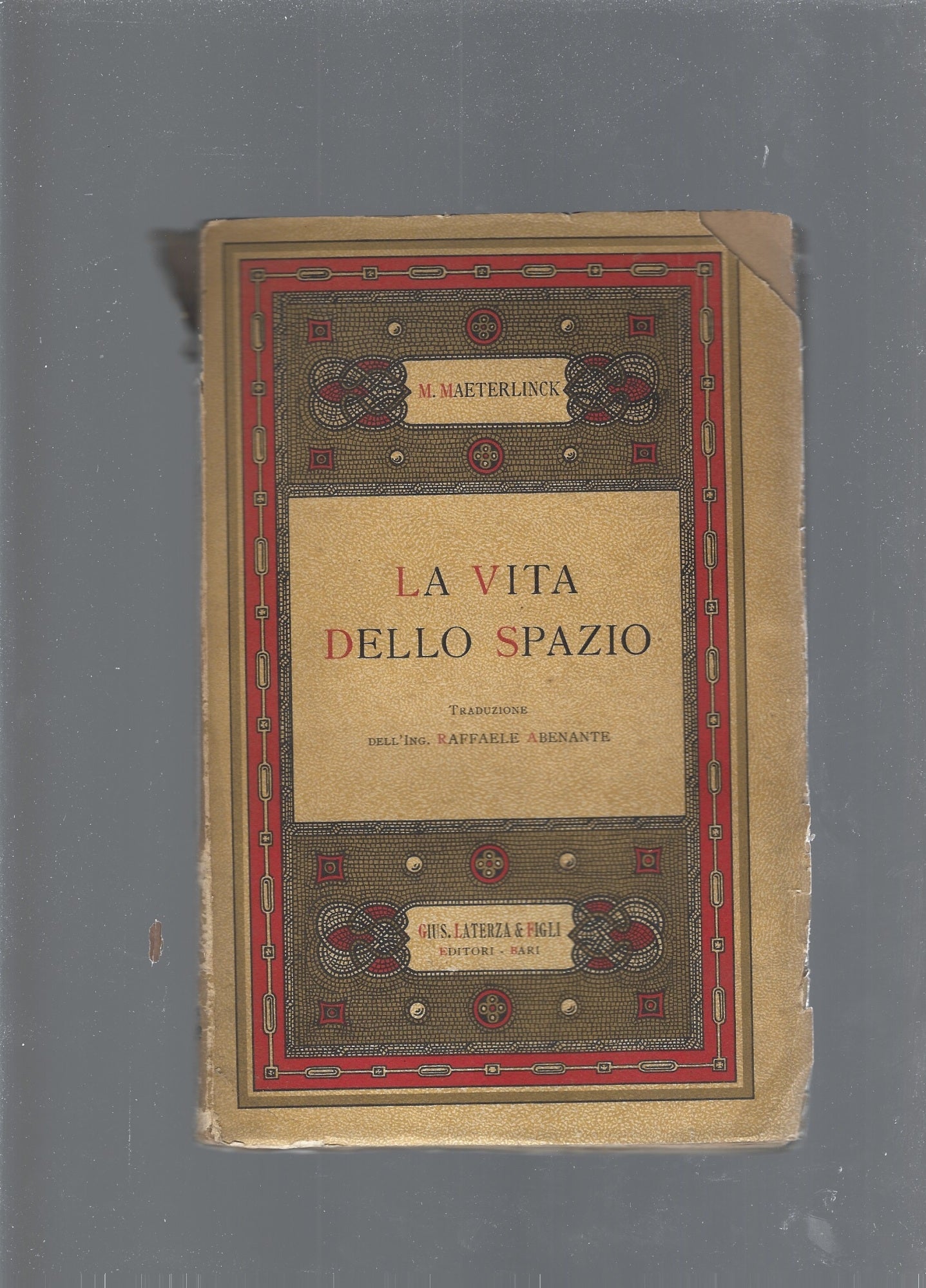 La vita dello spazio - copertina