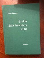 Profilo della letteratura latina - copertina
