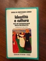 Identità e cultura per un'antropologia della reciprocità - copertina