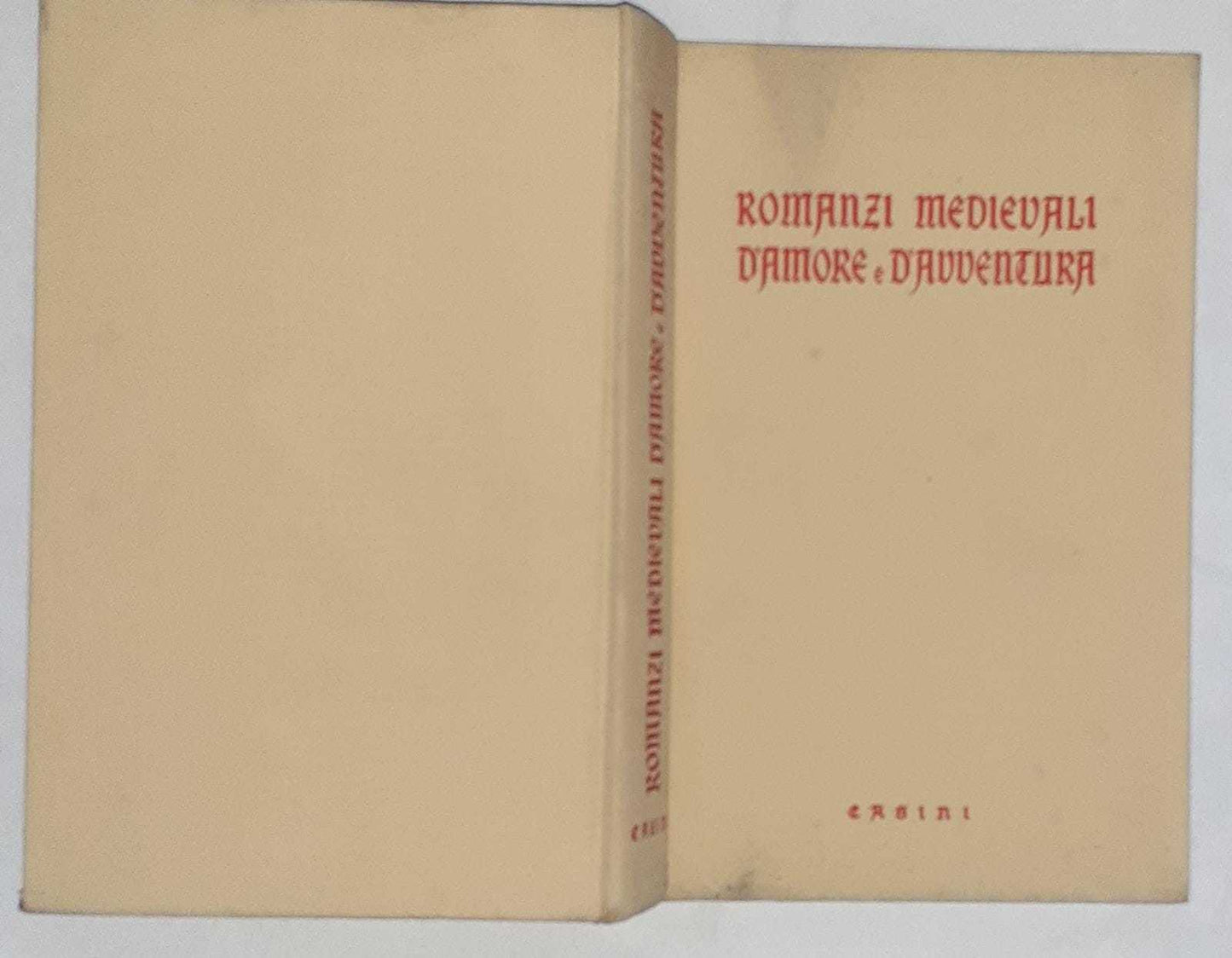 Romanzi medievali d'amore e d'avventura - copertina