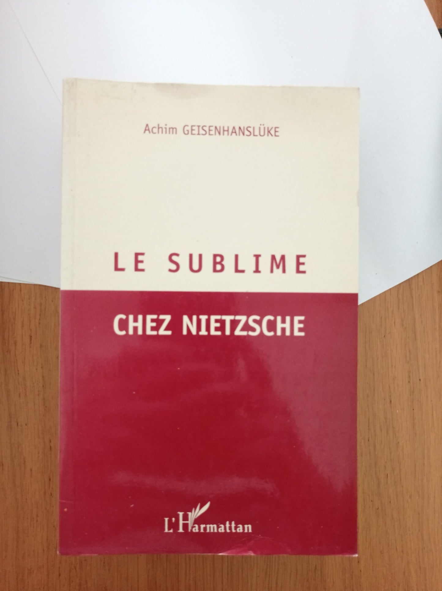 Le sublime chez Nietzsche - copertina