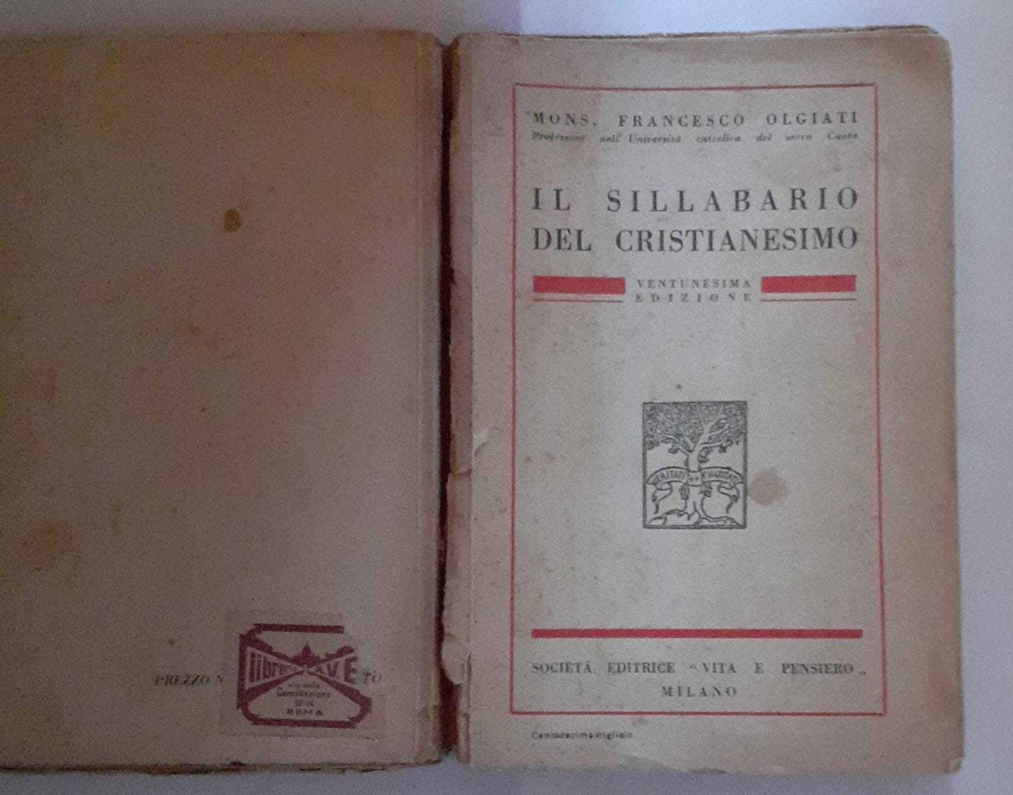 Il sillabario del cristianesimo - copertina