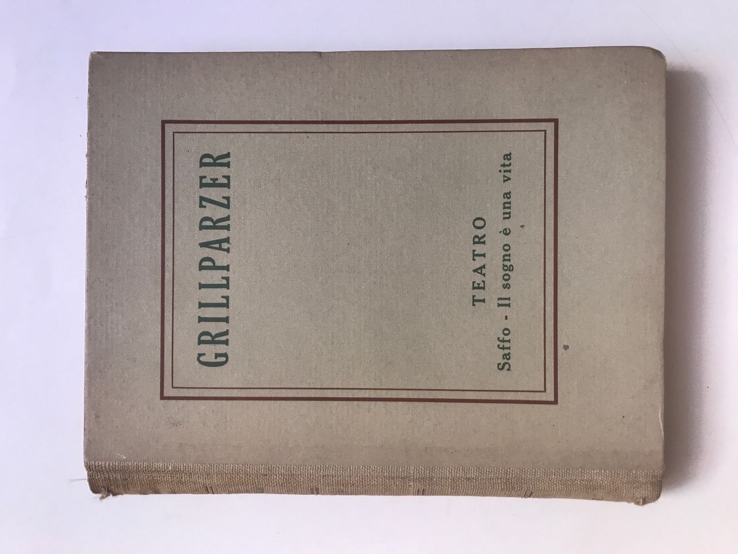 Saffo - Il sogno è una vita - copertina