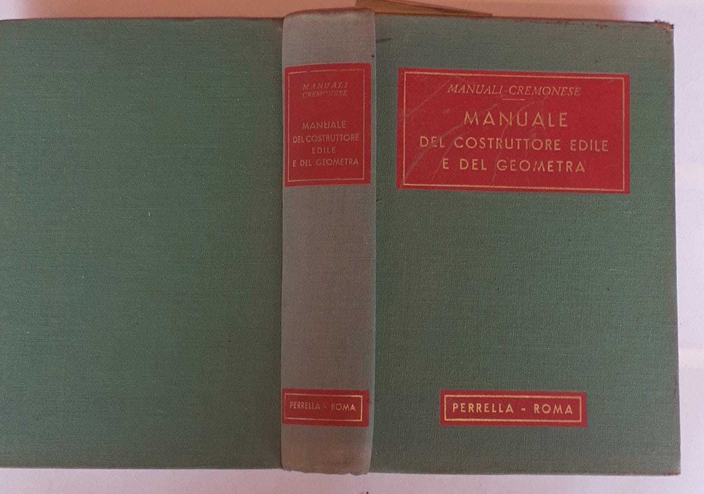 Manuale del costruttore edile e del geometra - copertina