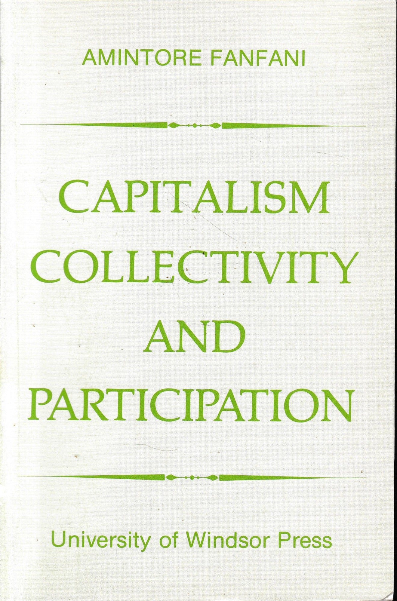 Capitalism, collectivity, and participation - copertina